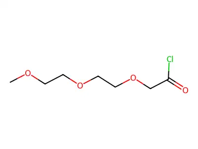 2-[2-(2-Methoxyethoxy)ethoxy]acetyl chloride structure