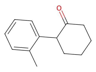 Cyclohexanone, 2-(2-methylphenyl)- structure