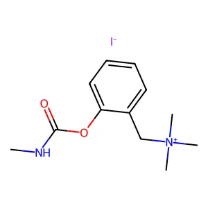 Ammonium, (2-hydroxybenzyl)trimethyl-, iodide, methylcarbamate structure
