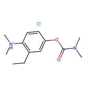 4-(Dimethylamino)-3-ethylphenyl dimethylcarbamate--hydrogen chloride (1/1) structure