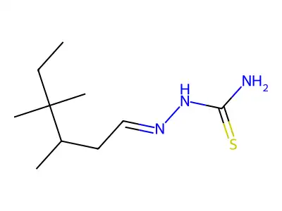 beta,gamma,gamma-Trimethylhexanal thiosemicarbazone structure