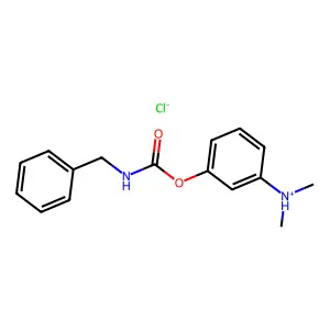 3-(Dimethylamino)phenyl hydrogen benzylcarbonimidate--hydrogen chloride (1/1) structure