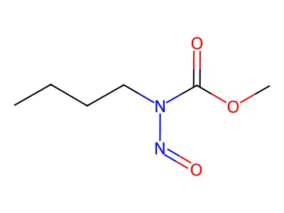 Methyl butylnitrosocarbamate structure