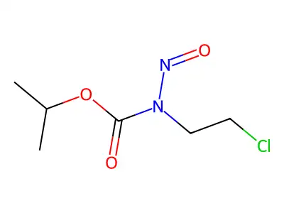 1-Methylethyl (2-chloroethyl)nitrosocarbamate structure