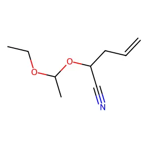 2-(1-乙氧基乙氧基)-2-丙烯基乙腈 structure