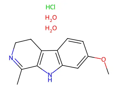Harmaline Hydrochloride Dihydrate structure