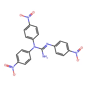 Guanidine, 1,1,3-tris(p-nitrophenyl)- structure