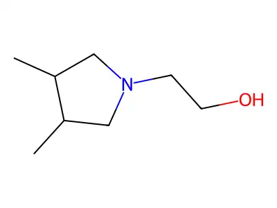 2-(3,4-Dimethylpyrrolidin-1-yl)ethan-1-ol structure