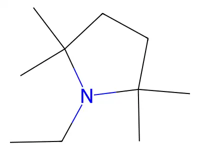 Pyrrolidine, 1-ethyl-2,2,5,5-tetramethyl- structure