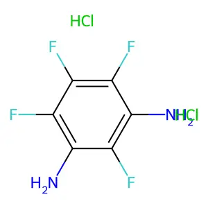 Tetrafluoro-m-phenylenediamine dihydrochloride structure