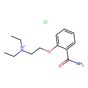 Benzamide, o-(beta-diethylamino)ethoxy-, hydrochloride structure
