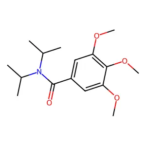 N,N-二异丙基-3,4,5-三甲氧基苯甲酰胺 structure