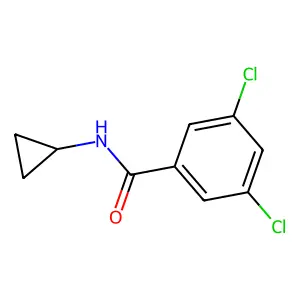 N-环丙基-3,5-二氯苯甲酰胺 structure