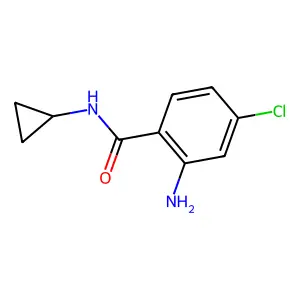2-氨基-4-氯-N-环丙基苯甲酰胺 structure