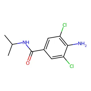 4-氨基-3,5-二氯-N-异丙基苯甲酰胺 structure