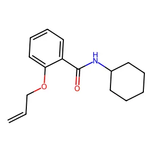 邻烯丙氧基-N-环己基苯甲酰胺 structure