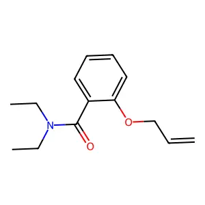 N,N-二乙基-2-烯丙氧基苯甲酰胺 structure