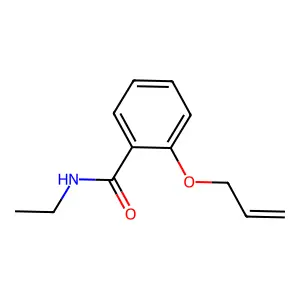 N-乙基-2-烯丙氧基苯甲酰胺 structure