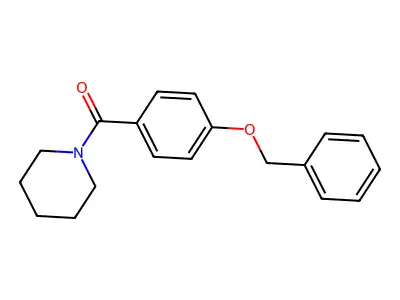 (4-(Benzyloxy)phenyl)(piperidin-1-yl)methanone structure