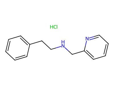 2-phenyl-N-(pyridin-2-ylmethyl)ethanamine structure