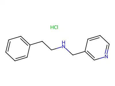 (2-Phenylethyl)(3-pyridinylmethyl)amine hydrochloride structure