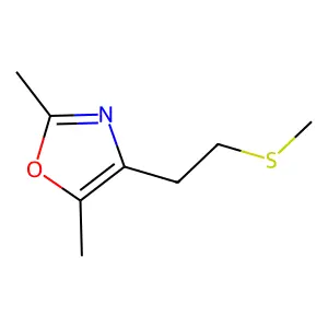 2,5-Dimethyl-4-[2-(methylsulfanyl)ethyl]-1,3-oxazole structure