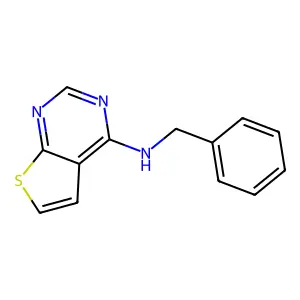 N-benzylthieno[2,3-d]pyrimidin-4-amine structure