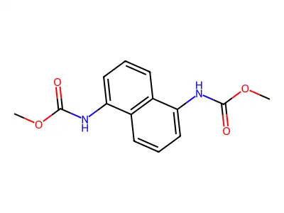 N,N'-(1,5-Naphthalenediyl)bis(methyl carbamate) structure