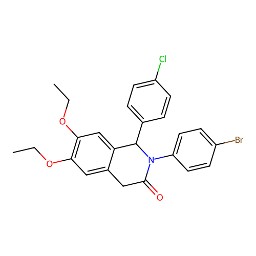 C25H23BrClNO3 structure