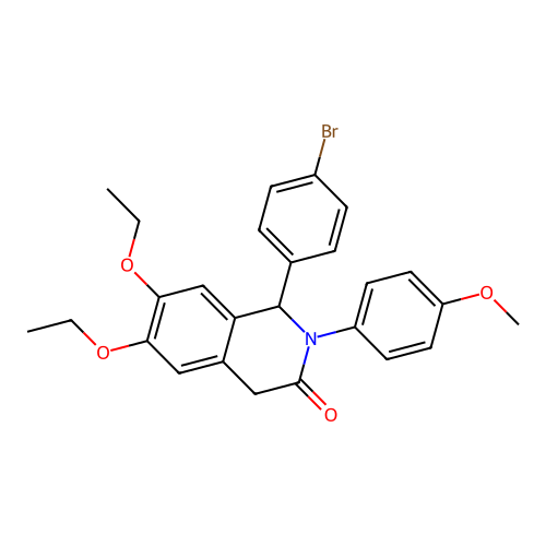 C26H26BrNO4 structure