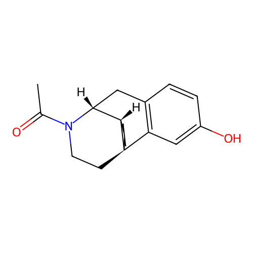 1-(3-Hydroxymorphinan-17-yl)ethan-1-one structure
