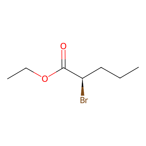 ethyl (2R)-2-bromopentanoate structure