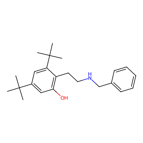 2-[2-(Benzylamino)ethyl]-3,5-di-tert-butylphenol structure