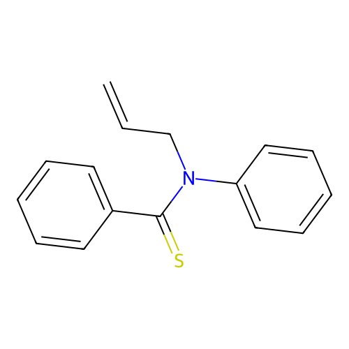 N-allyl-N-phenylbenzenecarbothioamide structure