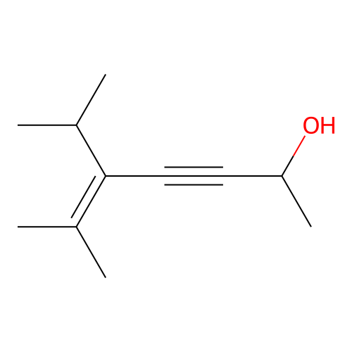 5-Hepten-3-yn-2-ol, 6-methyl-5-(1-methylethyl)- structure