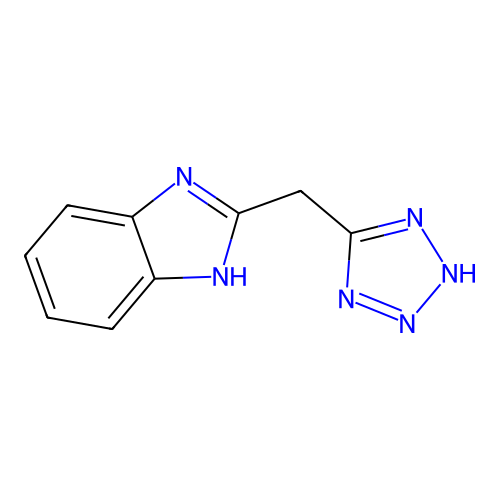 2-(1H-Tetrazol-5-ylmethyl)-1H-benzoimidazole structure