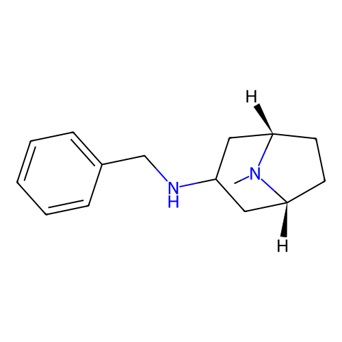 endo-N-Benzyl-8-methyl-8-azabicyclo[3.2.1]octan-3-amine structure
