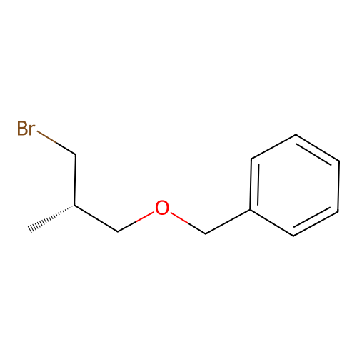(S)-2-methyl-3-bromo-1-benzyloxypropane structure