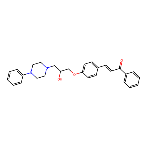 Chalcone, 4'-(2-hydroxy-3-(4-phenylpiperazinyl)propoxy)- structure