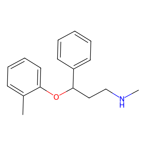 N-methyl-3-(2-methylphenoxy)-3-phenylpropan-1-amine structure