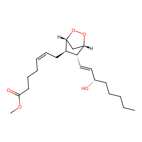 Prostaglandin H2 methyl ester structure