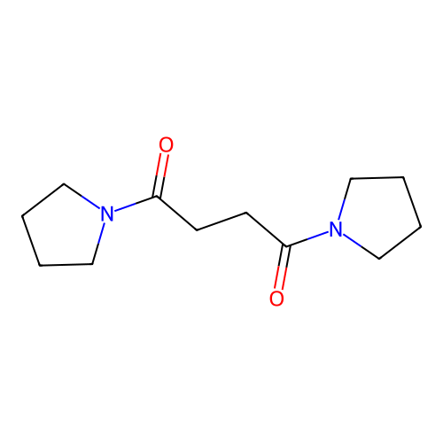 1,4-Dipyrrolidinylbutane-1,4-dione structure