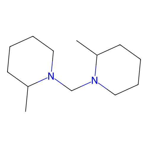 1,1'-Methylenebis[2-methylpiperidine] structure