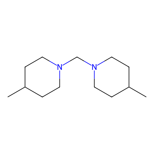1,1'-Methylenebis(4-methylpiperidine) structure