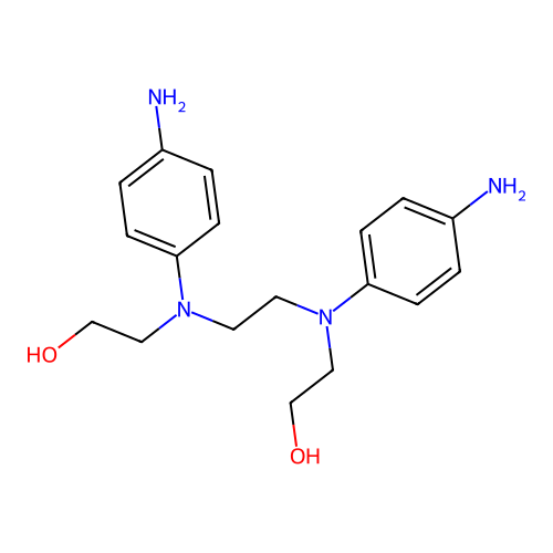 Ethanol, 2,2'-[1,2-ethanediylbis[(4-aminophenyl)imino]]bis- structure