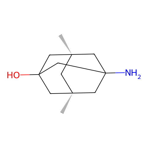 (1S,3R,5R,7S)-3-Amino-5,7-dimethyladamantan-1-OL structure