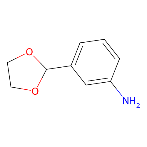 3-(1,3-Dioxolan-2-yl)aniline structure