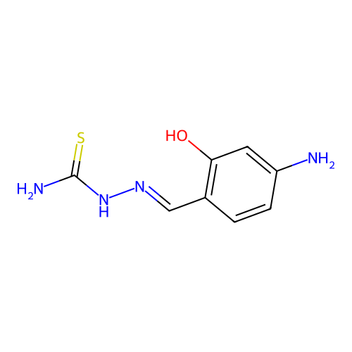 p-Amino-Salicyl-Aldehyd-Thiosemicarbazon structure