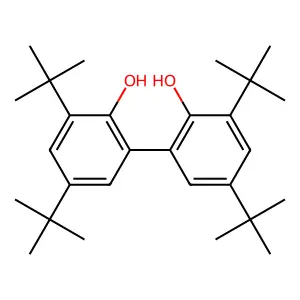 3,3',5,5'-Tetrakis(1,1-dimethylethyl)(1,1'-biphenyl)-2,2'-diol structure