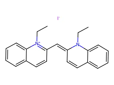 1,1'-Diethyl-2,2'-cyanine iodide structure